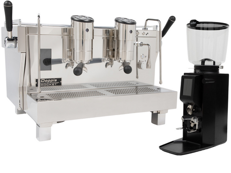 Rocket RE Doppia + Fiorenzato F64 Evo Bundle | Barista Equip Rocket RE Doppia + Fiorenzato F64 Evo Bundle | Barista Equip